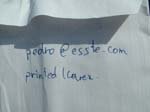 037 Adresse mail - impression sur spi depuis une photo